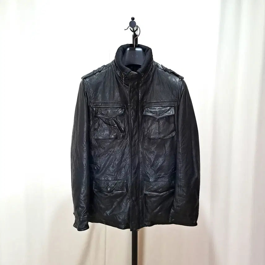 [SOLD OUT] (택포) 빠니깔레 양가죽 다운 필드자켓 48 C112