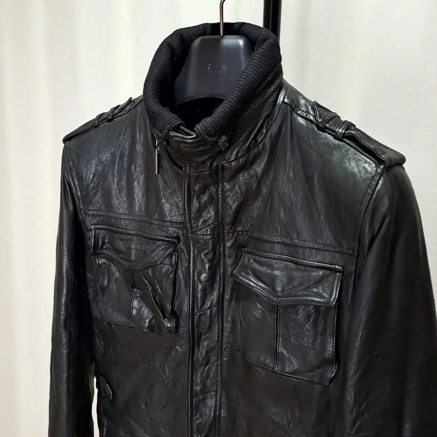 [SOLD OUT] (택포) 빠니깔레 양가죽 다운 필드자켓 48 C112