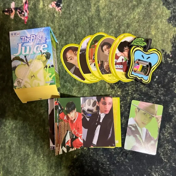 [BUNJANG] Mark (NCT) The Firstfruit Juice Pack Magnet Bottle Opener Album (Unsealed) / 마크 솔로 The firstfruit 더 퍼스트 주스팩 마그넷 개봉앨범