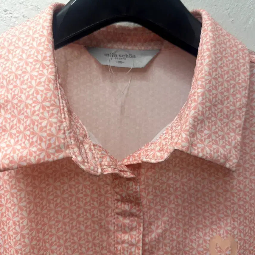 [SOLD OUT] 밀라숀 여 카라티 연핑크패턴/기능성/반팔 95