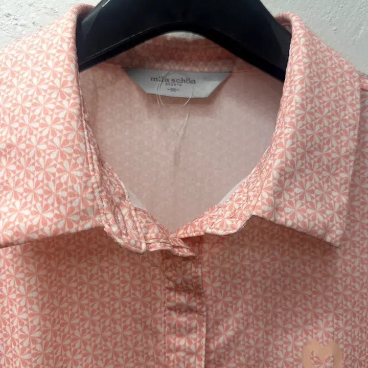 [SOLD OUT] 밀라숀 여 카라티 연핑크패턴/기능성/반팔 95