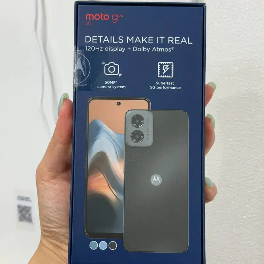 [SOLD OUT] (새상품)모토로라G34 블루 128GB Y1978