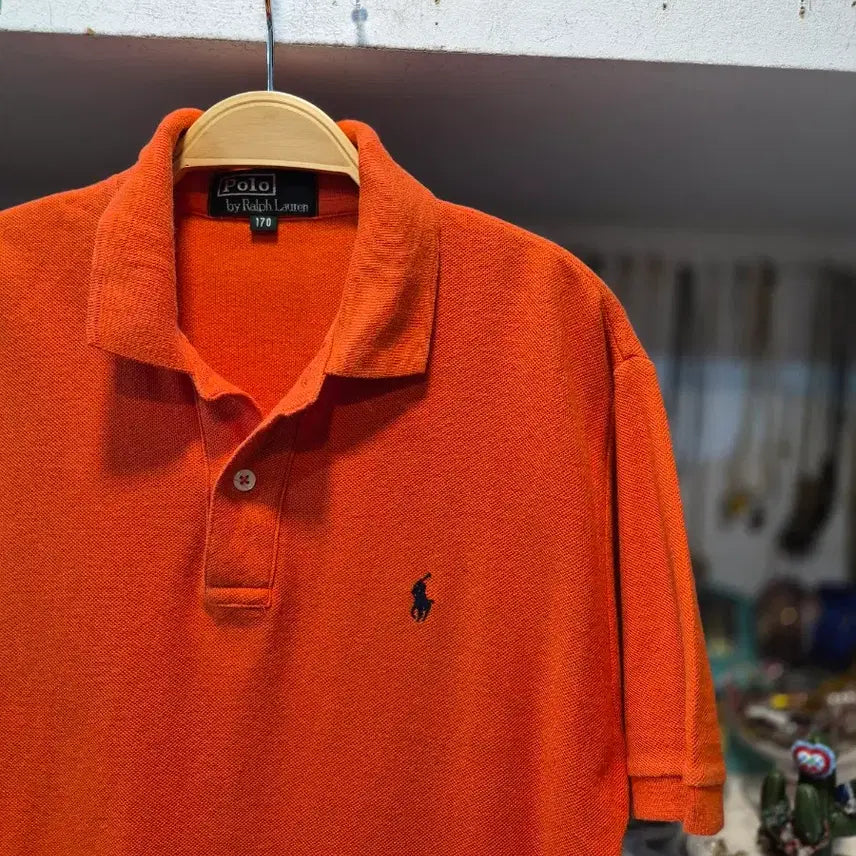 [SOLD OUT] 폴로 랄프로렌 오렌지색 반팔 카라티