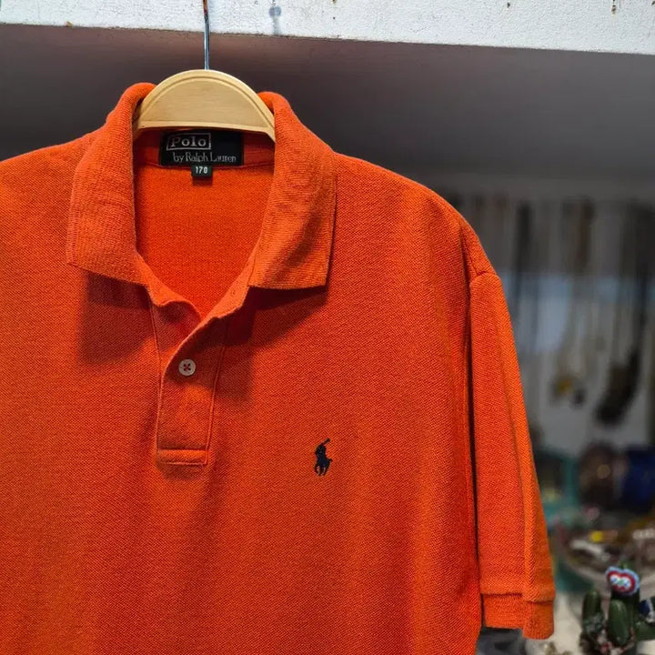 [SOLD OUT] 폴로 랄프로렌 오렌지색 반팔 카라티
