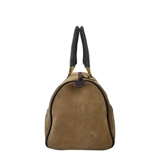[SOLD OUT] 정품 로에베 빈티지 아나그램 스웨이드 아마조나 보스턴백