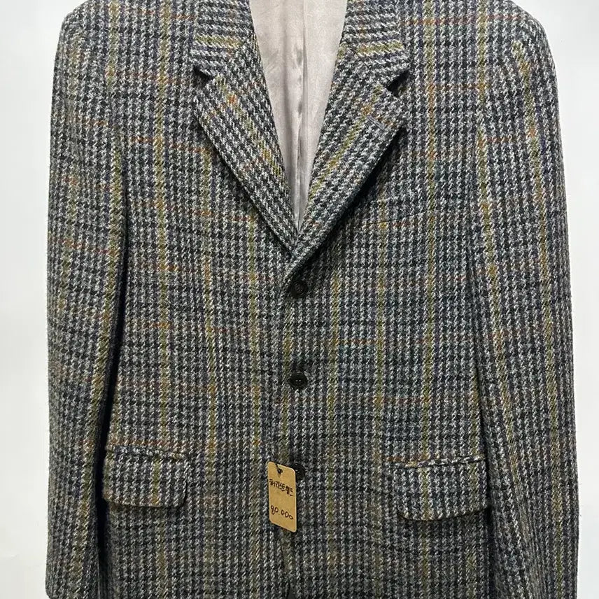 [SOLD OUT] 해리스트위드 체크 울 블레이져 95-100