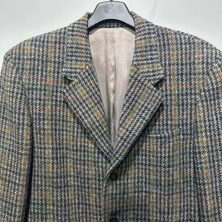 [SOLD OUT] 해리스트위드 체크 울 블레이져 95-100
