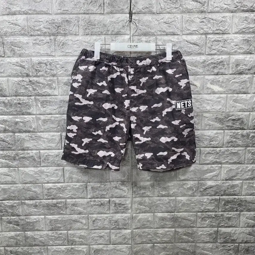 [SOLD OUT] NBA  브루클린 넷츠 반바지 카모플라주 허리 32-35인치