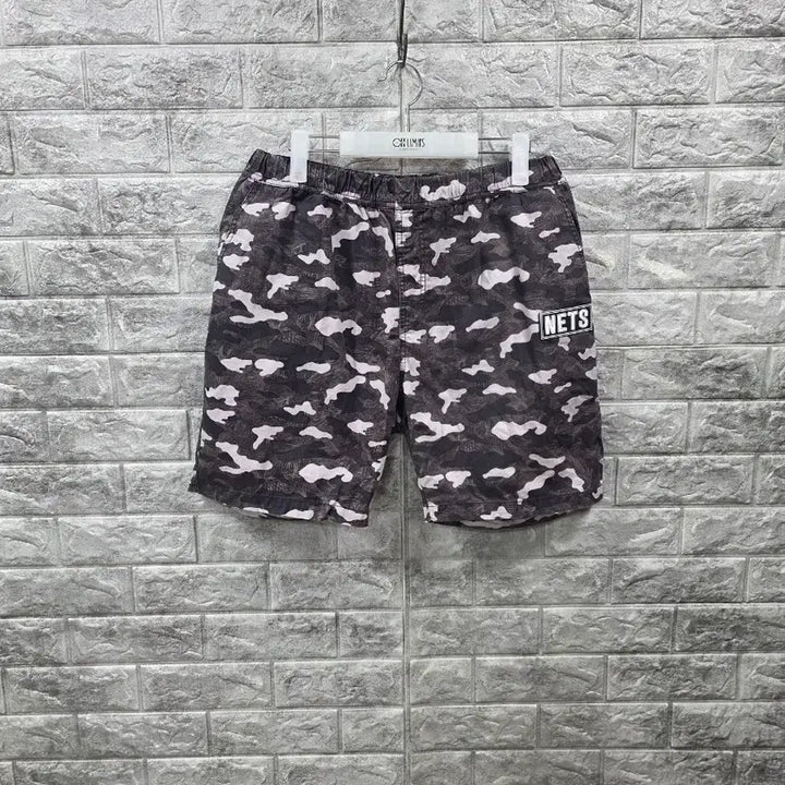 [SOLD OUT] NBA  브루클린 넷츠 반바지 카모플라주 허리 32-35인치