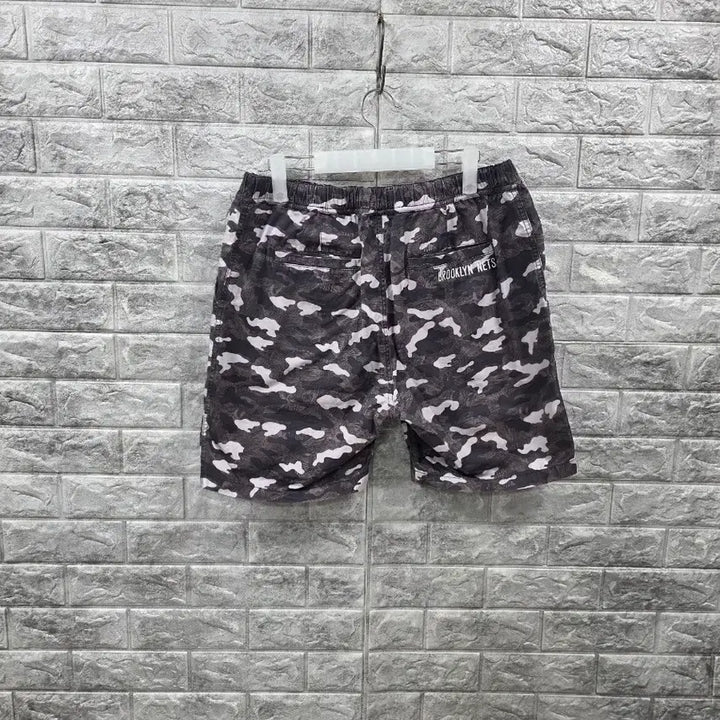 [SOLD OUT] NBA  브루클린 넷츠 반바지 카모플라주 허리 32-35인치
