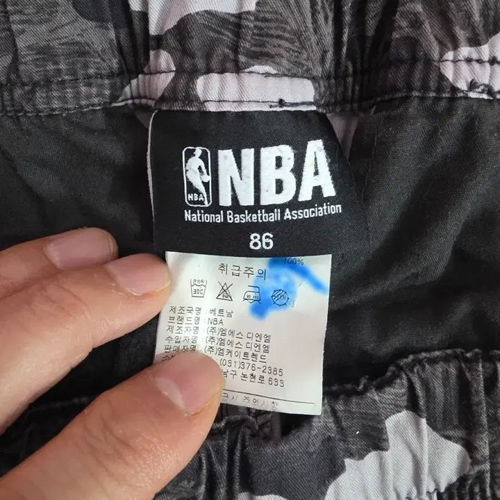 [SOLD OUT] NBA  브루클린 넷츠 반바지 카모플라주 허리 32-35인치