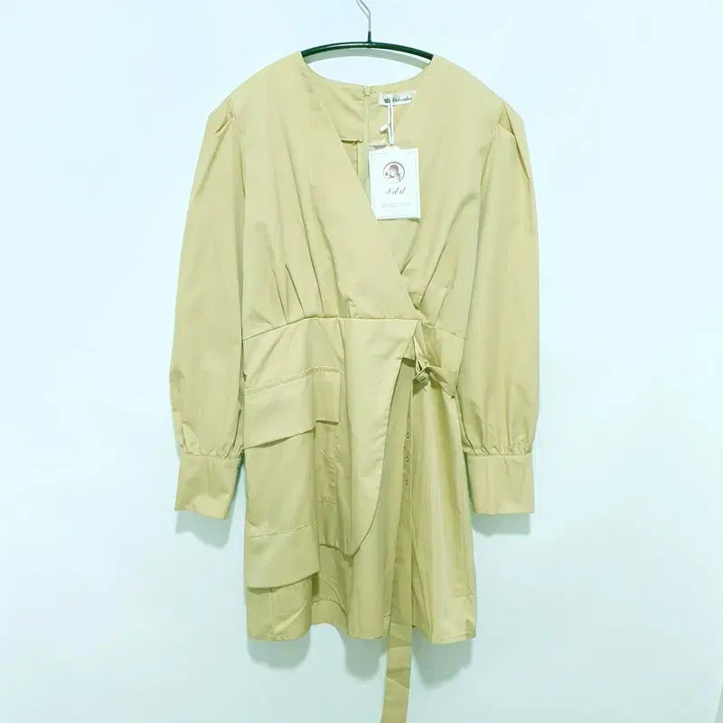 [SOLD OUT] 브이넥 랩스타일 원피스 M_M2515