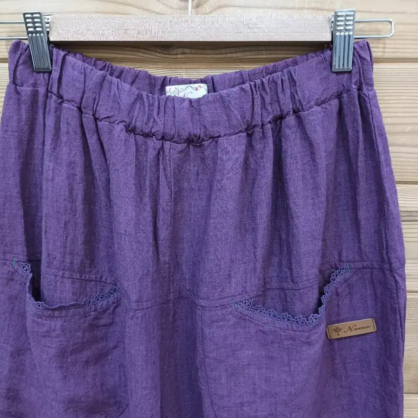 [SOLD OUT] 보라색 7부 바지