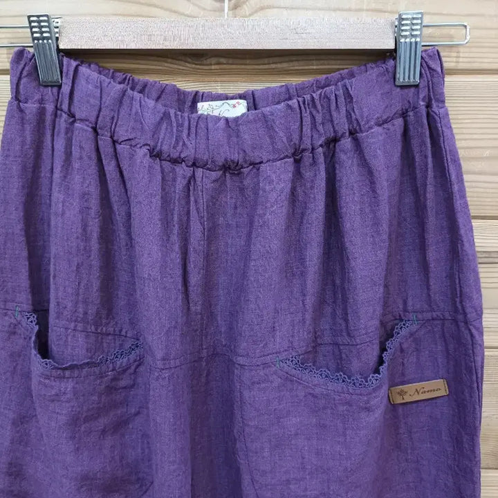 [SOLD OUT] 보라색 7부 바지