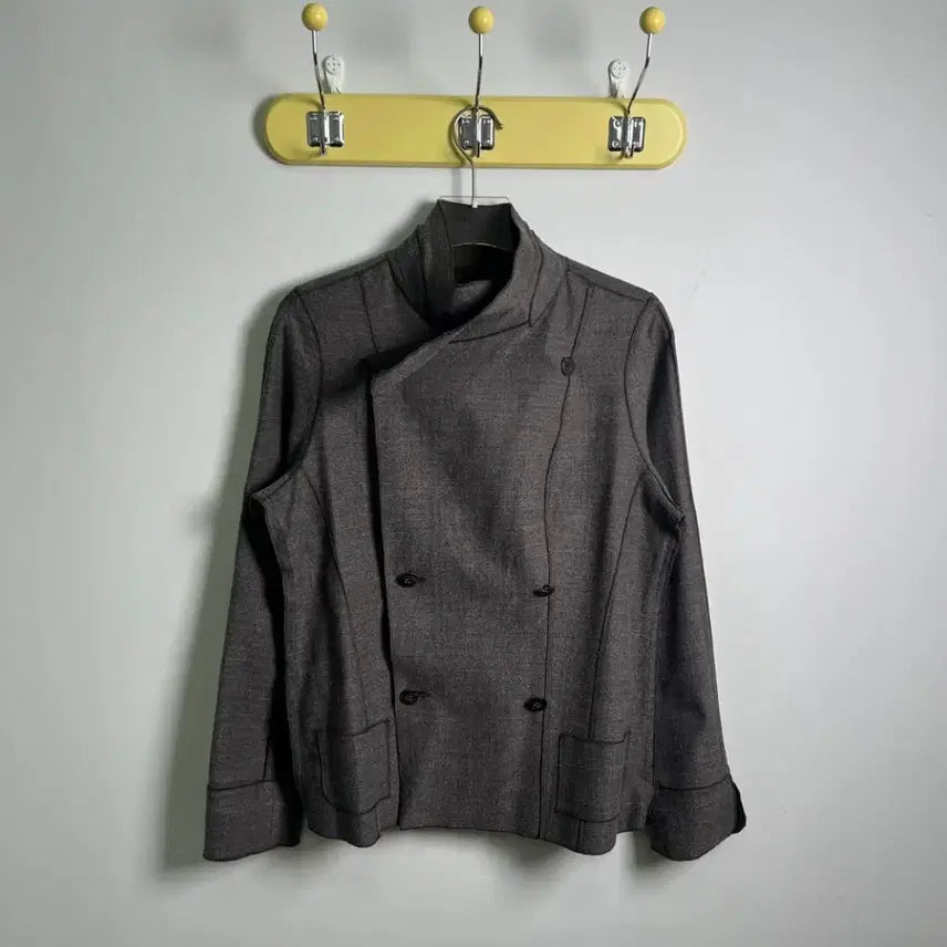 [SOLD OUT] JPN VTG 빈티지 비대칭 하이넥 더블 브레스트 자켓
