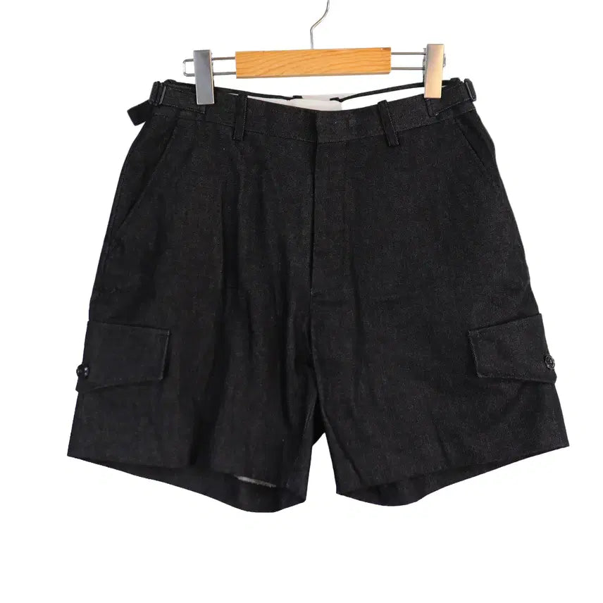 [SOLD OUT] BOWLOW 볼로우 카고 반바지 M 블랙 버뮤다팬츠 하프팬츠