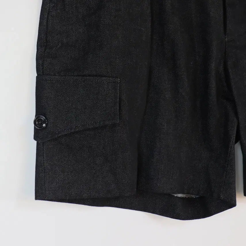 [SOLD OUT] BOWLOW 볼로우 카고 반바지 M 블랙 버뮤다팬츠 하프팬츠