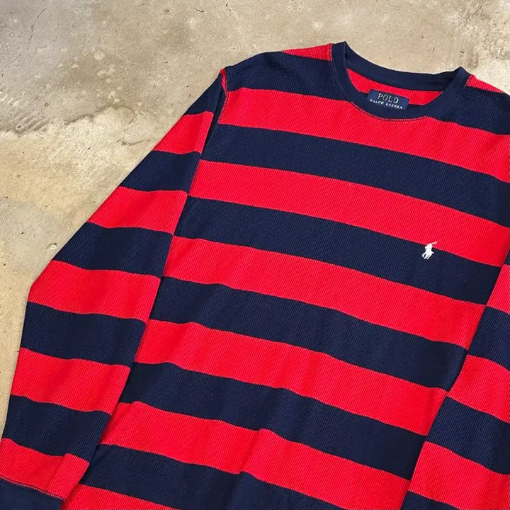[SOLD OUT] L 폴로랄프로렌 단가라 와플 롱슬리브