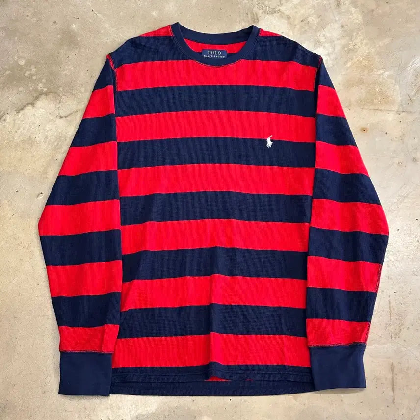 [SOLD OUT] L 폴로랄프로렌 단가라 와플 롱슬리브