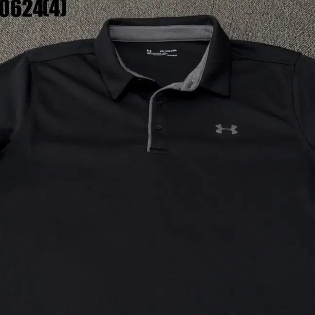 [SOLD OUT] 언더아머 반팔 카라티 블랙 3XL 0624