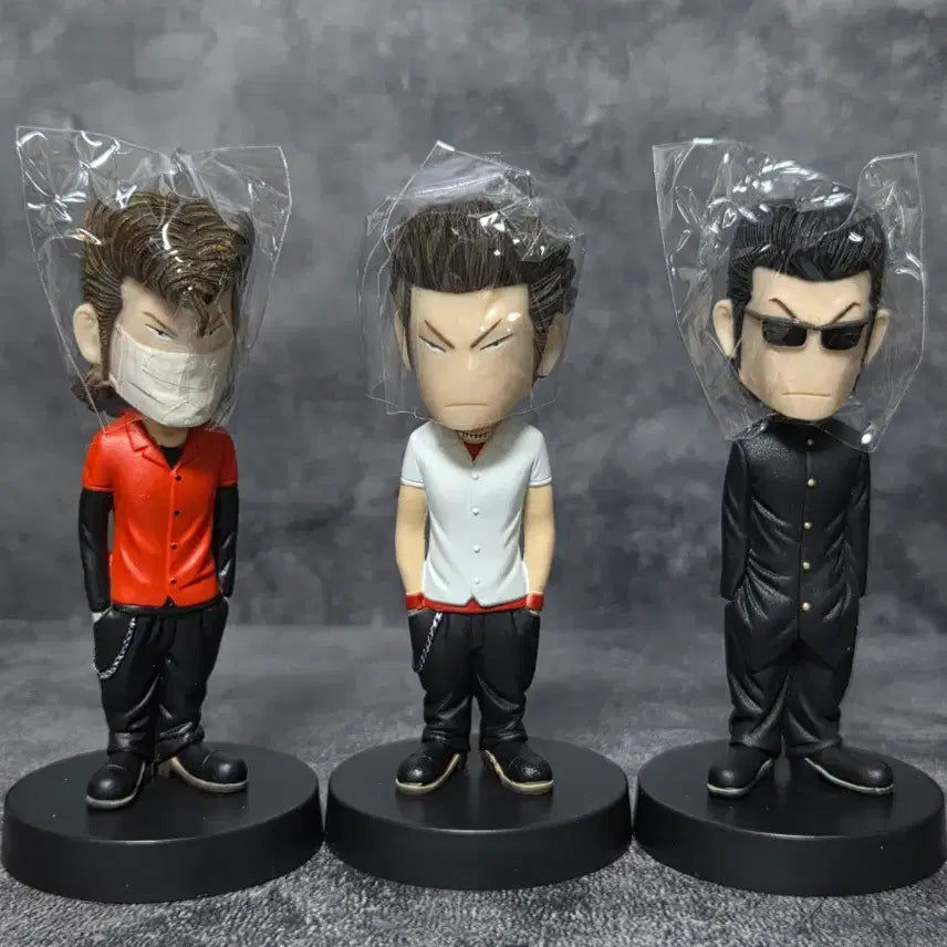 [BUNJANG] Crows Worst Crazy Head Kids Figure Set (7 Figures) / 크로우즈 워스트 스즈란 크레이지헤드 키즈 피규어 7종 일괄