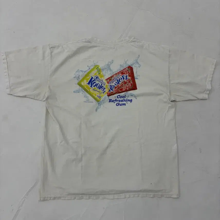 [SOLD OUT] 90s Distressed Koolerz Gum Tee (white)