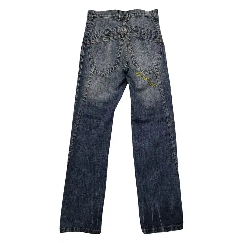 [SOLD OUT] 빈티지 워시드 롱 데님팬츠 28