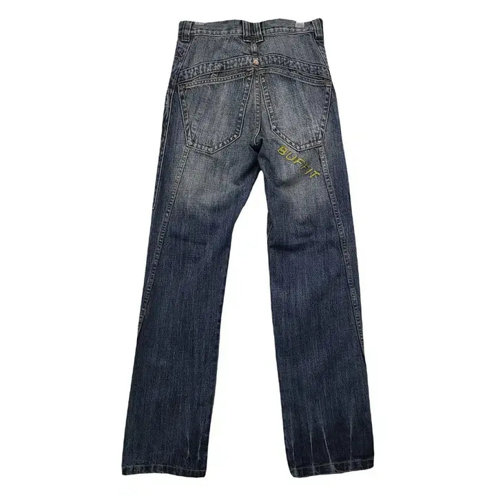 [SOLD OUT] 빈티지 워시드 롱 데님팬츠 28
