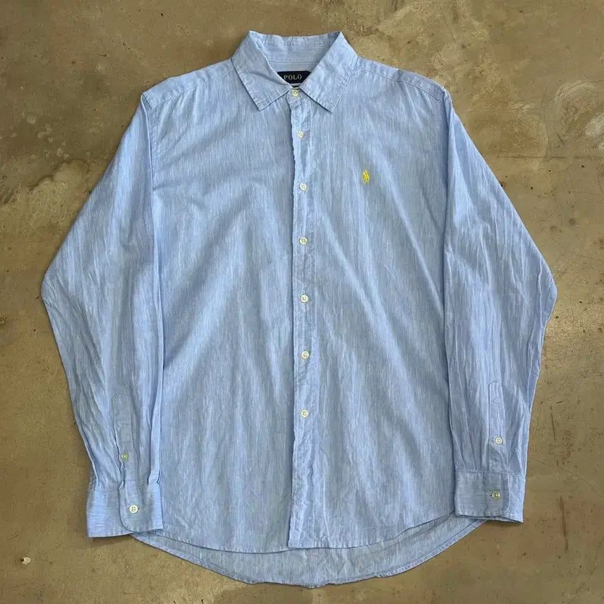 [SOLD OUT] L 폴로랄프로렌 스카이블루 린넨 셔츠