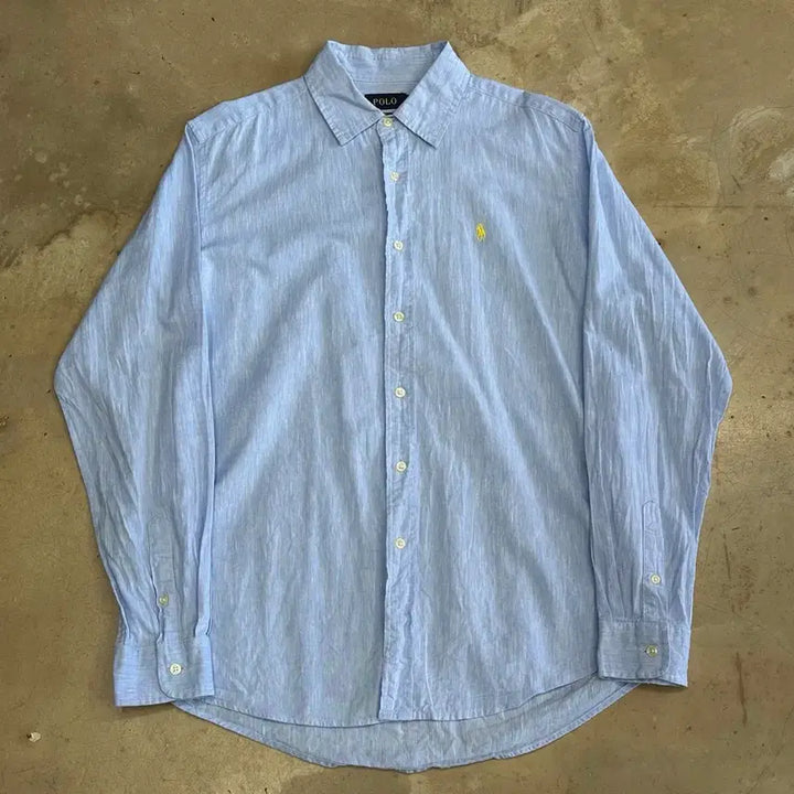 [SOLD OUT] L 폴로랄프로렌 스카이블루 린넨 셔츠