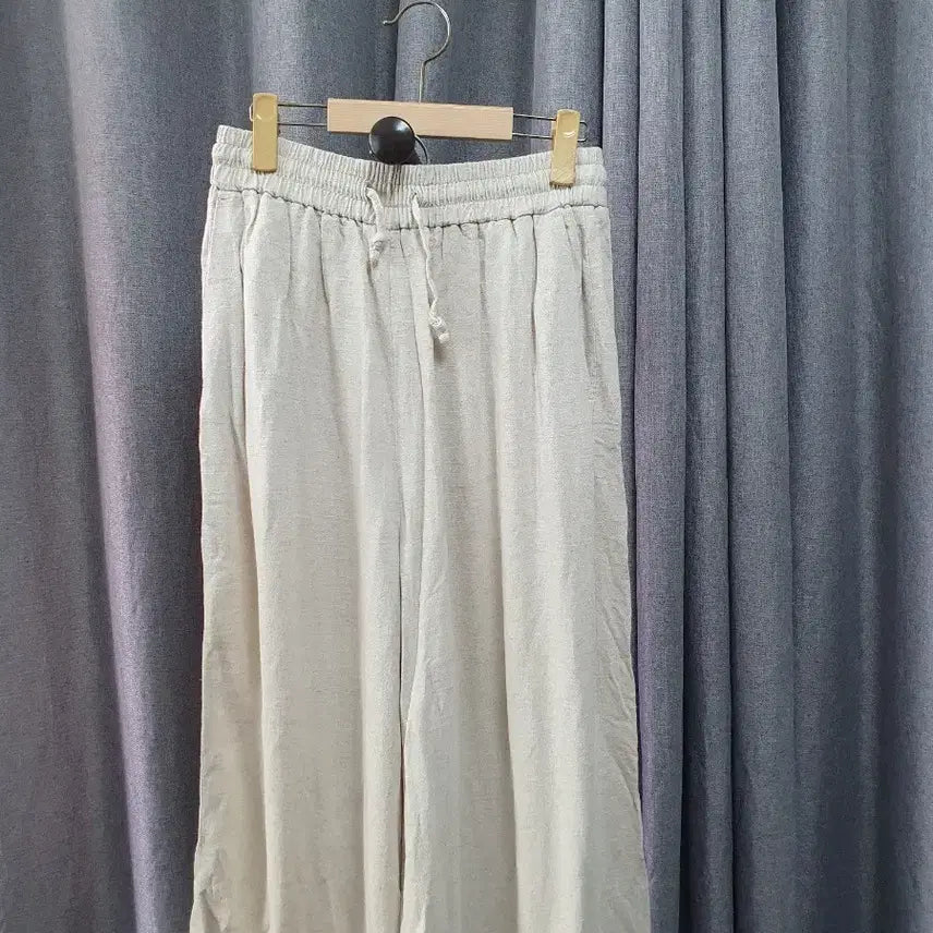 [SOLD OUT] L린넨 밴딩 와이드팬츠