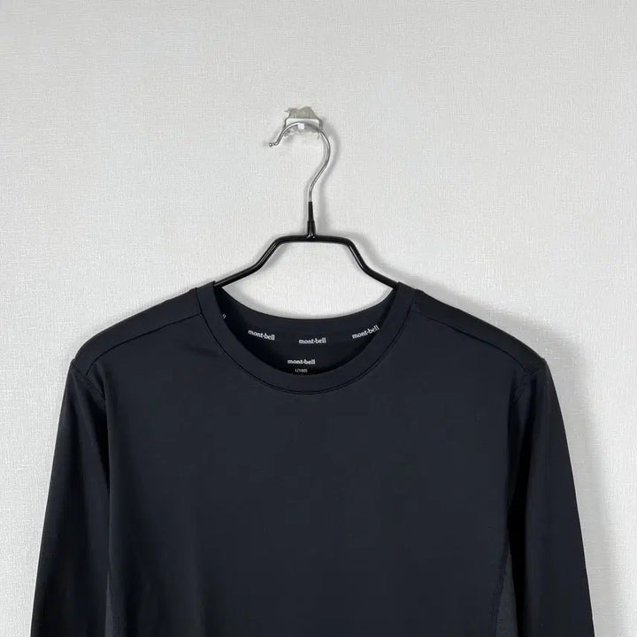 [SOLD OUT] 몽벨 이너 블랙 라운드 긴팔 티 티셔츠 남100 L 라덴 빈티지