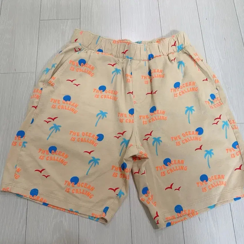 [SOLD OUT] 블루독 남아 야자수 패턴 민소매 상하의 세트 145