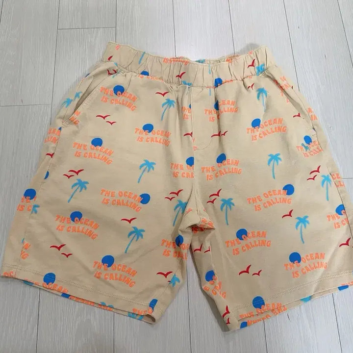 [SOLD OUT] 블루독 남아 야자수 패턴 민소매 상하의 세트 145