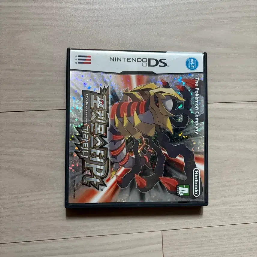 [SOLD OUT] 닌텐도 DS 포켓몬스터 Pt 기라티나 케이스 + 칩