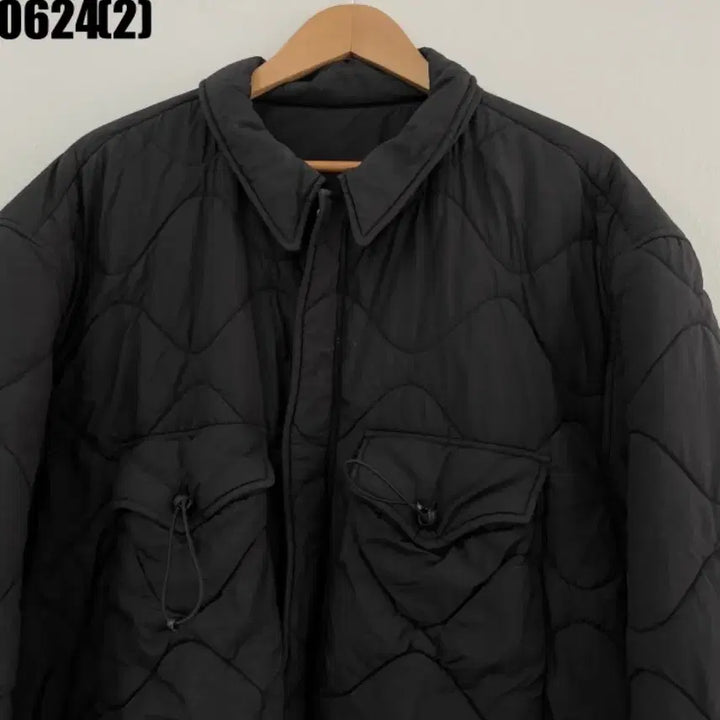 [SOLD OUT] 비슬로우 블랙 퀼팅 자켓