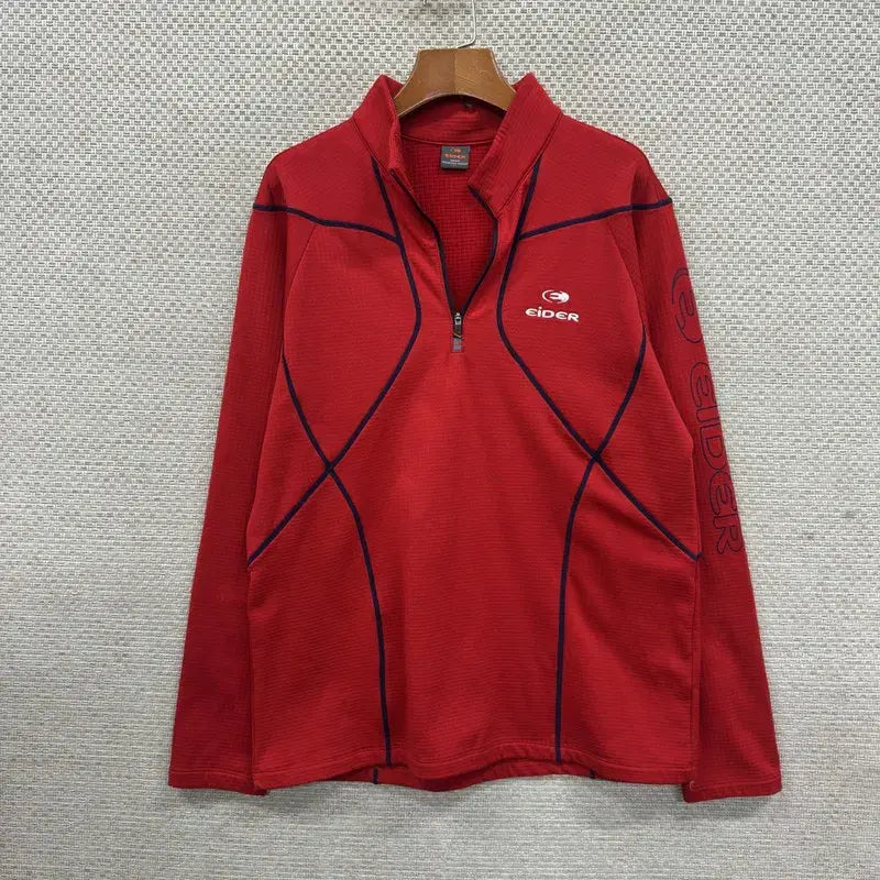 [SOLD OUT] 아이더 등산 반집업 긴팔티 XL D06525
