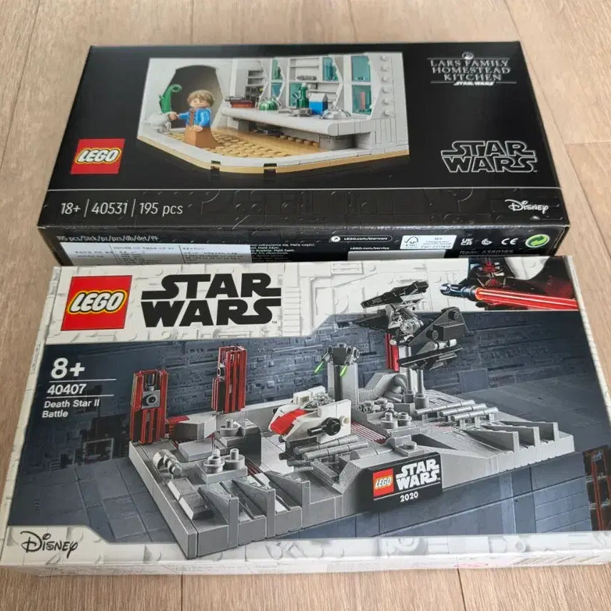 [BUNJANG] LEGO Star Wars Lars Family Homestead Kitchen 40531 &amp; Death Star II Battle 40407 Set / 레고 스타워즈 라스패밀리 홈스테드 키친 40531 / 데스 스타 2 배틀