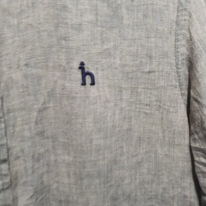 [BUNJANG] Hazzys Linen Short Sleeve Shirt Size 105 / 헤지스 린넨 카라 반팔 셔츠 105