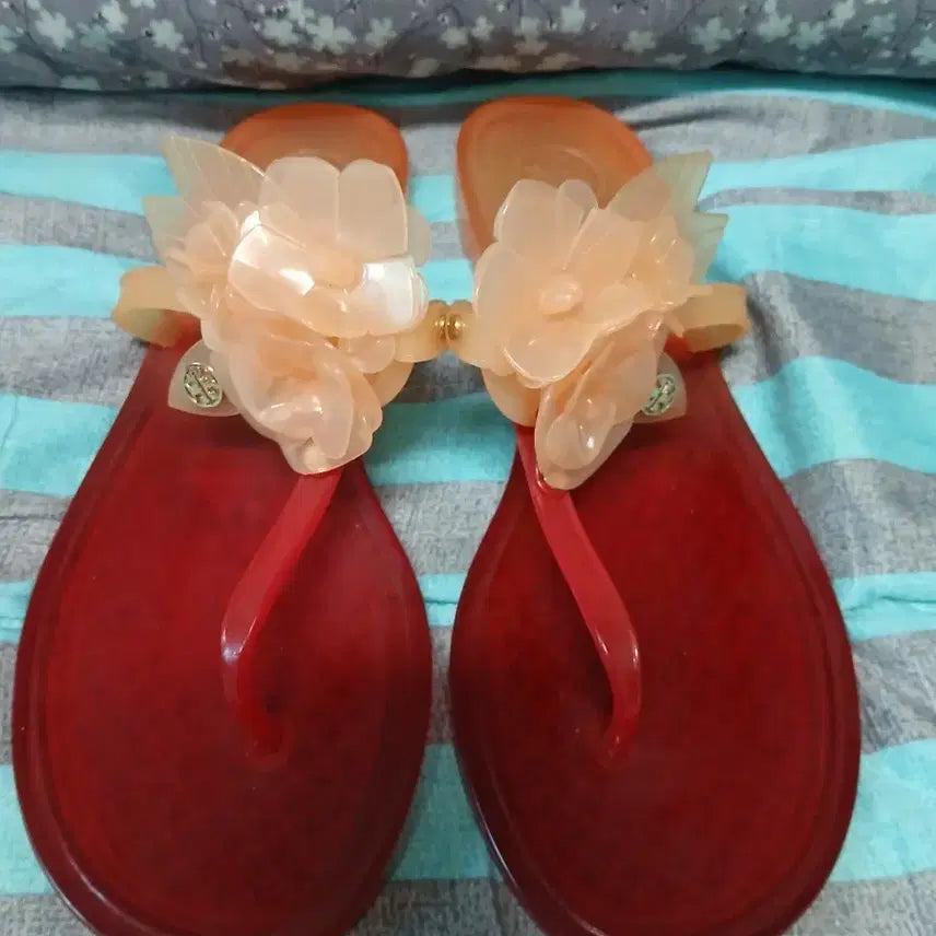 [BUNJANG] Tory Burch Blossom Jelly Reva 6 Sandals / 토리버치젤리조리6싸이즈