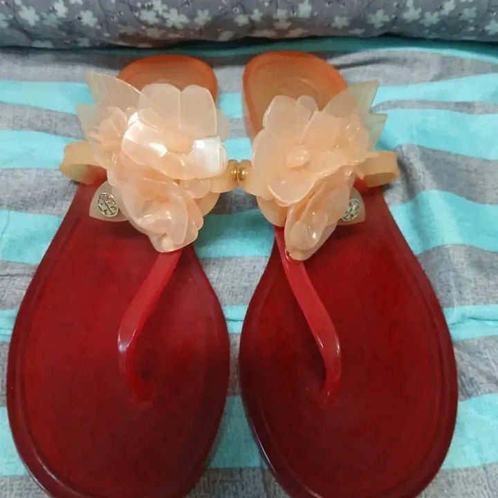 [BUNJANG] Tory Burch Blossom Jelly Reva 6 Sandals / 토리버치젤리조리6싸이즈