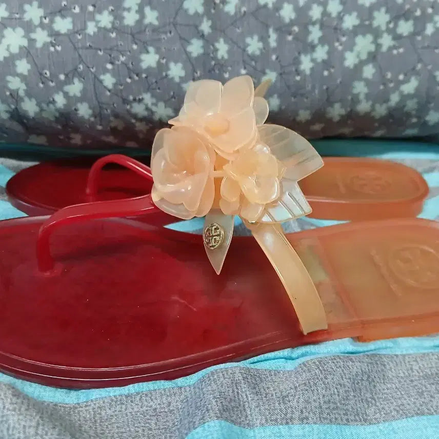 [BUNJANG] Tory Burch Blossom Jelly Reva 6 Sandals / 토리버치젤리조리6싸이즈