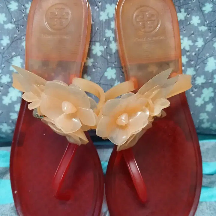 [BUNJANG] Tory Burch Blossom Jelly Reva 6 Sandals / 토리버치젤리조리6싸이즈