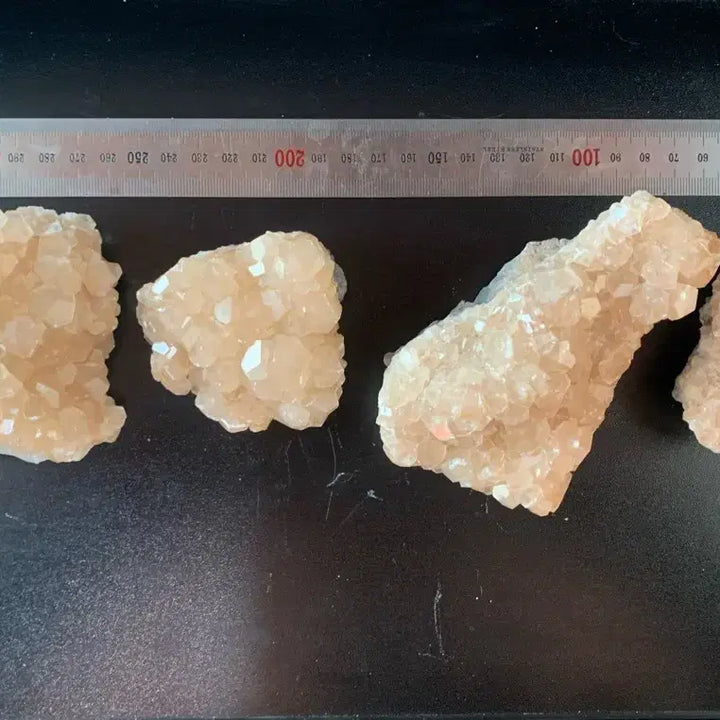 [BUNJANG] Calcite Crystal Group Set (Quartz, Rock, Mineral) / 칼사이트 원석 4점 일괄 (수정,수석,광물)