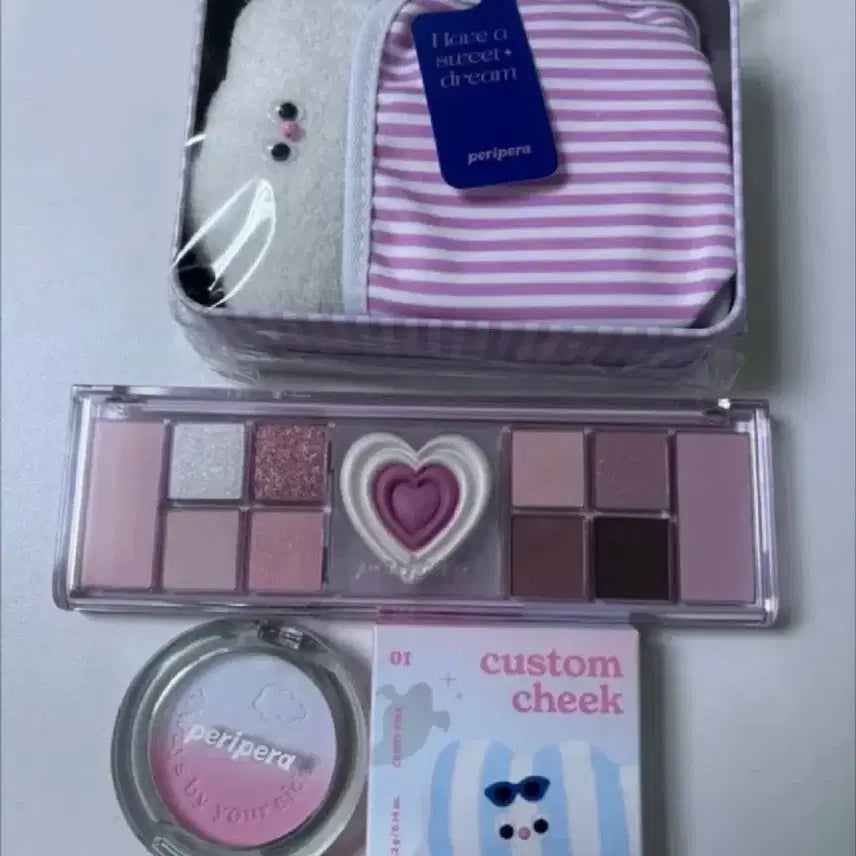 [BUNJANG] Peripera Night Peri Edition Eyeshadow Palette and Blush Set / 새상품 페리페라 나잇페리 에디션