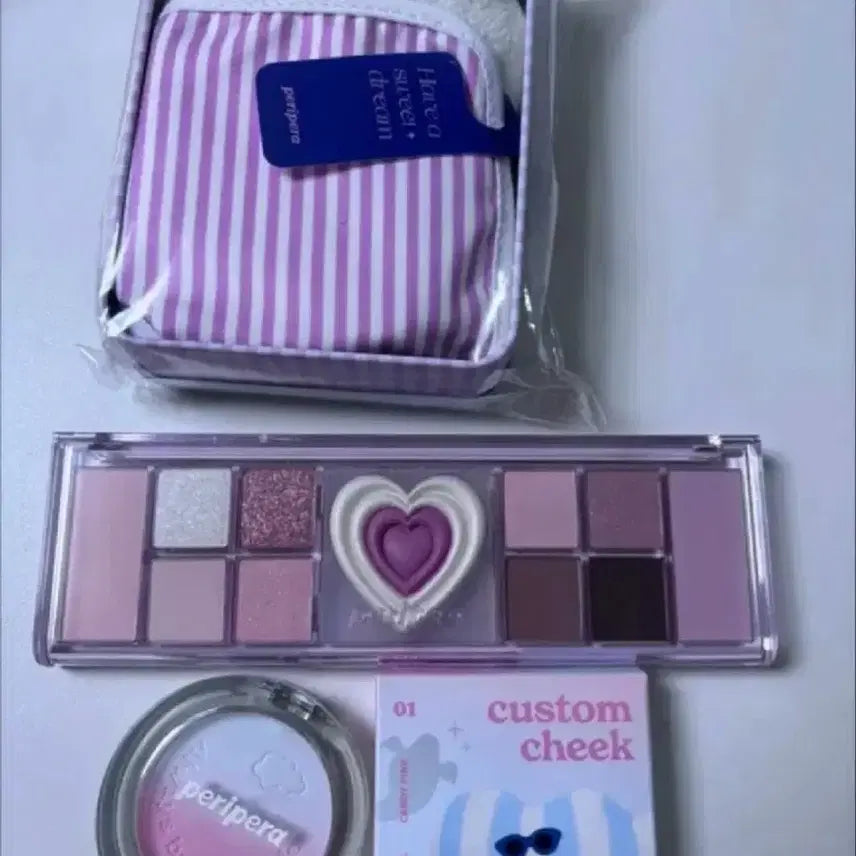 [BUNJANG] Peripera Night Peri Edition Eyeshadow Palette and Blush Set / 새상품 페리페라 나잇페리 에디션