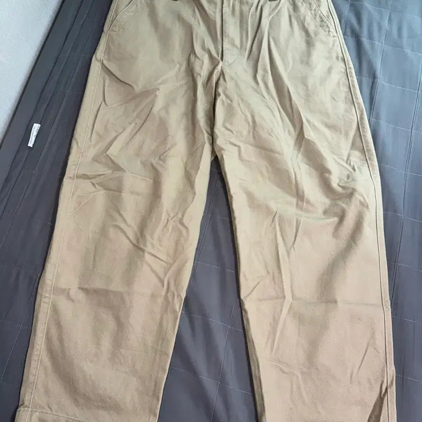 [BUNJANG] Uniqlo Beige Cotton Pants / 유니클로 베이지 면바지