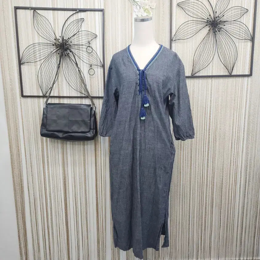 [BUNJANG] Lapiaf Denim Dress Blue Size S / Lapiaf 원피스 데님 블루 S사이즈