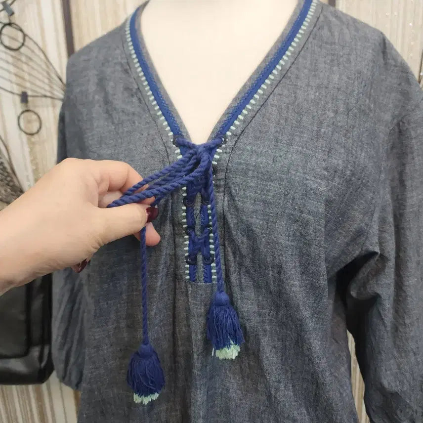 [BUNJANG] Lapiaf Denim Dress Blue Size S / Lapiaf 원피스 데님 블루 S사이즈