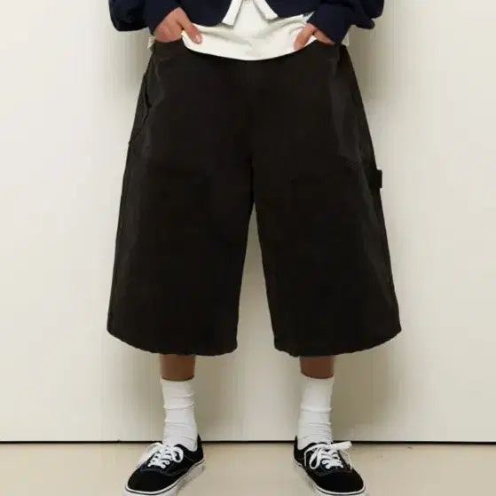 [BUNJANG] Archive 9999 Double Knee Bermuda Pants / 9999아카이브 버뮤다 팬츠